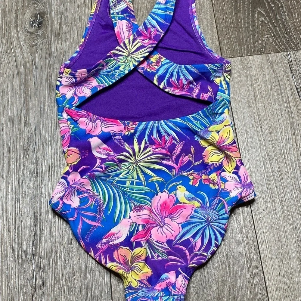 The Children’s Place Girl Swimsuit One Piece Purple Size S (5/6)